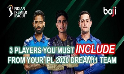 3 players you must include in your IPL 2020 Dream11 team for Mumbai Indians vs Kolkata Knight Riders