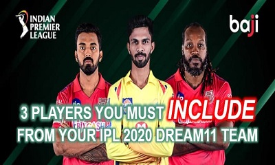 3 players you must include in your IPL 2020 Dream11 team for Chennai Super Kings (CSK) vs Kings XI Punjab (KXIP)