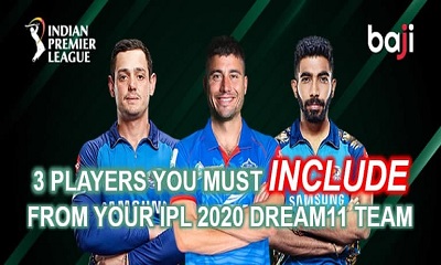 3 players you must include in your IPL 2020 Dream11 team for Mumbai Indians (MI) vs Delhi Capitals (DC)