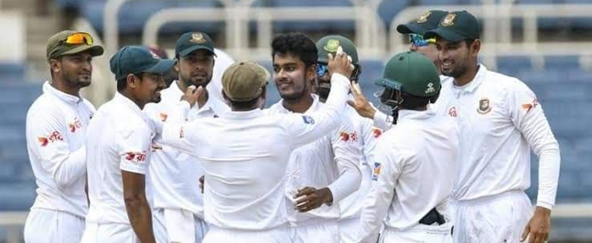 Bangladesh's defeat in the St. Lucia Test was almost certain.