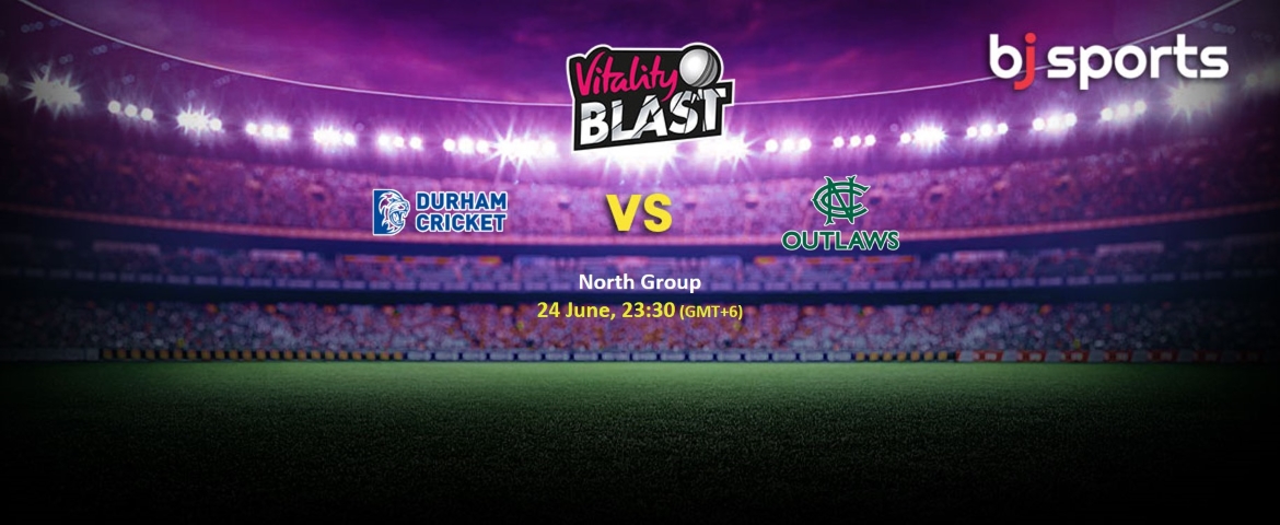 Durham Cricket vs Notts Outlaws banner