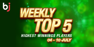 Weekly Top 5 Highest Winning Players