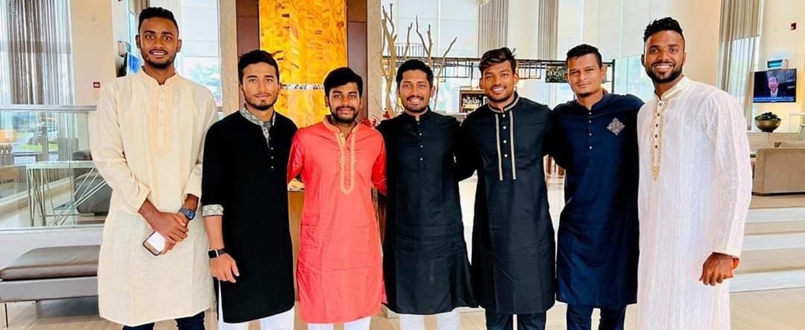 Bangladesh cricketers celebrated Eid in the West Indies
