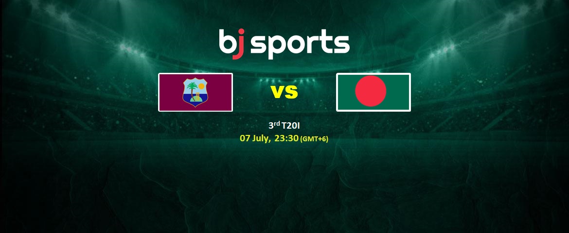 West Indies vs Bangladesh 3rd T20I Prediction - ft