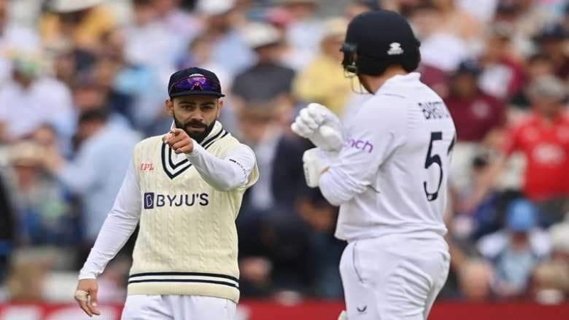 Bairstow responded to Kohli's sledging with the bat