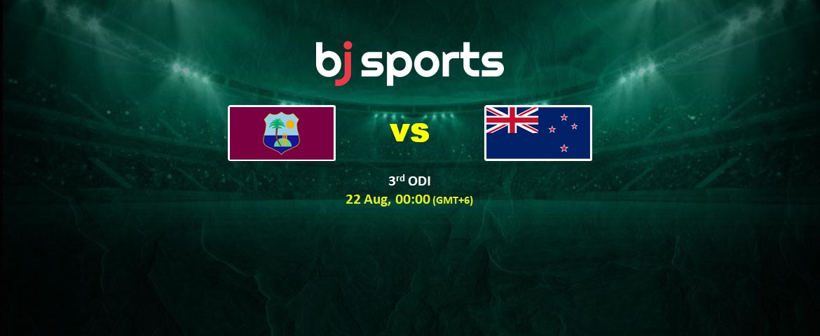 WI vs NZ, 2022 3rd ODI Prediction - ft