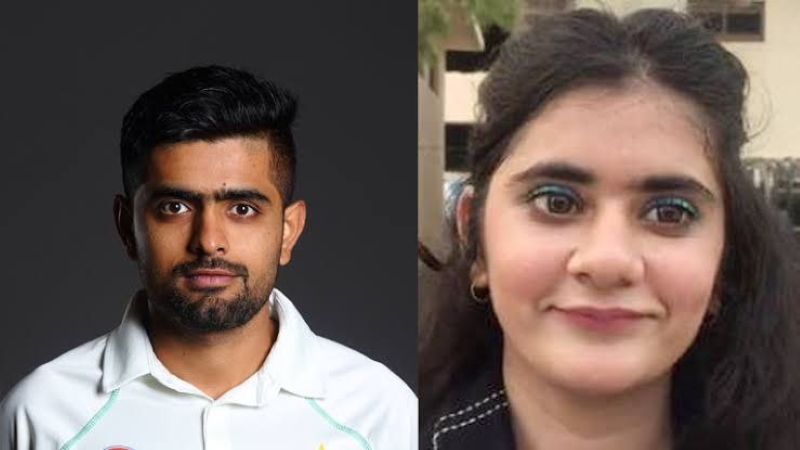 Female fan proposes marriage to Babar Azam