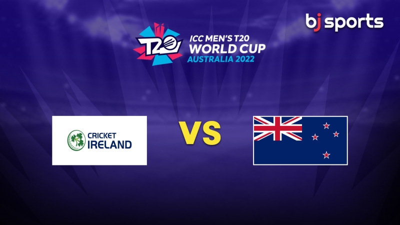 Cricket Free Tips | ICC T20 World Cup 2022, Group 1- Match 37: IRE vs NZ