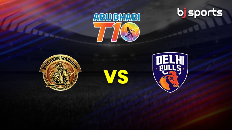 Abu Dhabi T10 2022 Cricket Free Tips | Northern Warriors vs Delhi Bulls: 4th Match