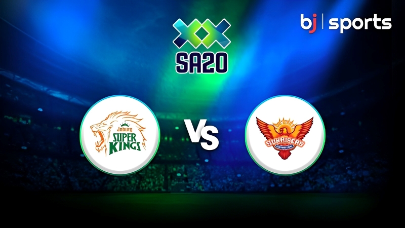 SA20 2023 Cricket Free Tips | Joburg Super Kings vs Sunrisers Eastern Cape: 27th Match