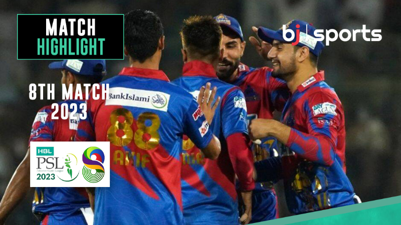 Karachi Kings vs Lahore Qalandars, 8th Match | Highlights | PSL 2023