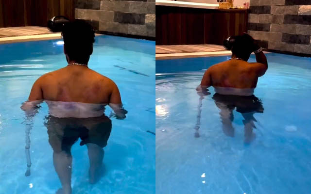 Rishabh Pant starts recovery process, shares video of him walking in pool