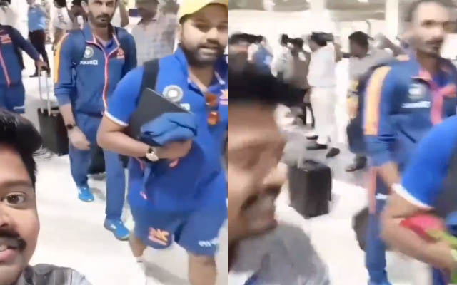 Will you marry me Rohit Sharma hilariously proposes to fan at Visakhapatnam airport