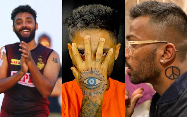Indian cricketers stylish tatoo - virat kohli, kl rahul, natarajan, jadeja,  raina - D Sportzz - YouTube