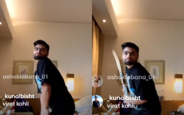 Rinku Singh replicates Virat Kohli's shots during Instagram live with Shubman Gill