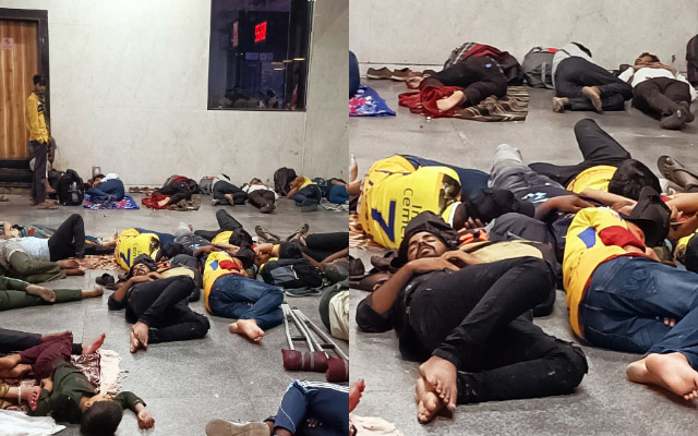 IPL 2023: Chennai fans spotted sleeping at Railway Station after persistent drizzle pushes final to reserve day