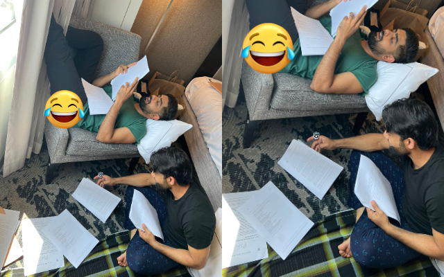 'Ye kya ho raha hai?' - Babar Azam shares hilarious picture with Mohammad Rizwan as they prepare for Harvard programme