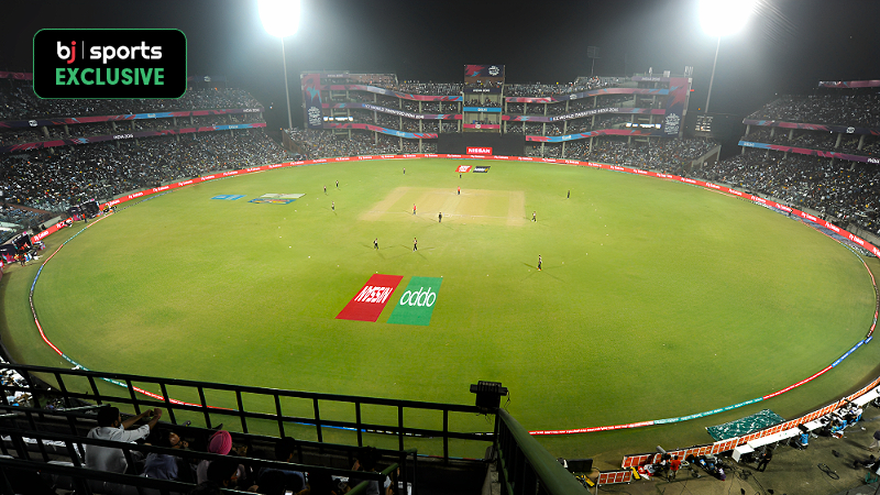 Top 3 stadiums with most fifties scored by batters in IPL