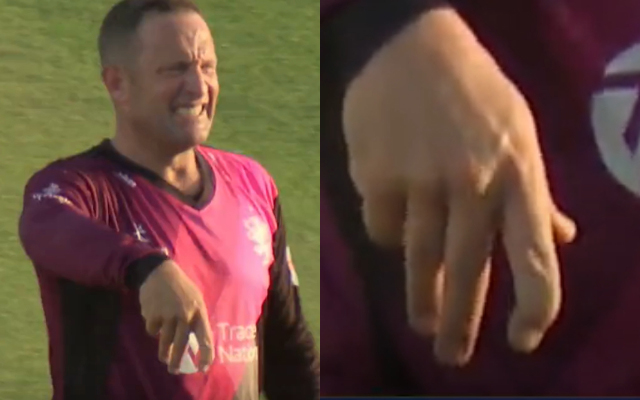 T20 Blast 2023: Roelof van der Merwe dislocates finger, gets in put back in place in bizarre incident