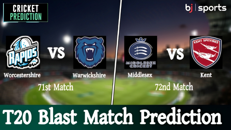 टी20 ब्लास्ट 2023 | वर्क्स बनाम वर्क्स मैच भविष्यवाणी | केटी बनाम एमडीएक्स मैच भविष्यवाणी | कौन जीतेगा ?
