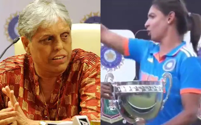 ﻿ It was deplorable to see Harmanpreet call the umpires to pose with the Bangladesh team: Diana Edulji