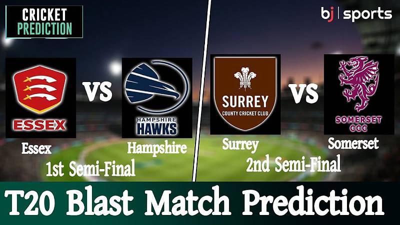 T20 Blast 2023 | ESS vs HAM Match Prediction | SOM vs SUR Match Prediction |