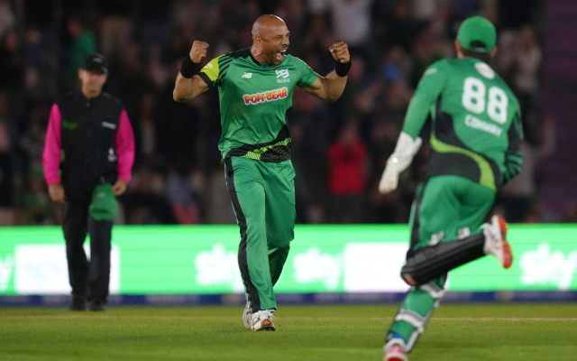 ﻿ The Hundred 2023: Tymal Mills’ hat-trick crushes Welsh Fire to hand Southern Brave dominating victory