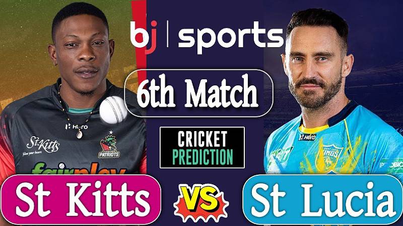 CPL 2023 | SKNP vs SLK 6th Match | Saint Lucia Kings vs St Kitts and Nevis Patriots Prediction |
