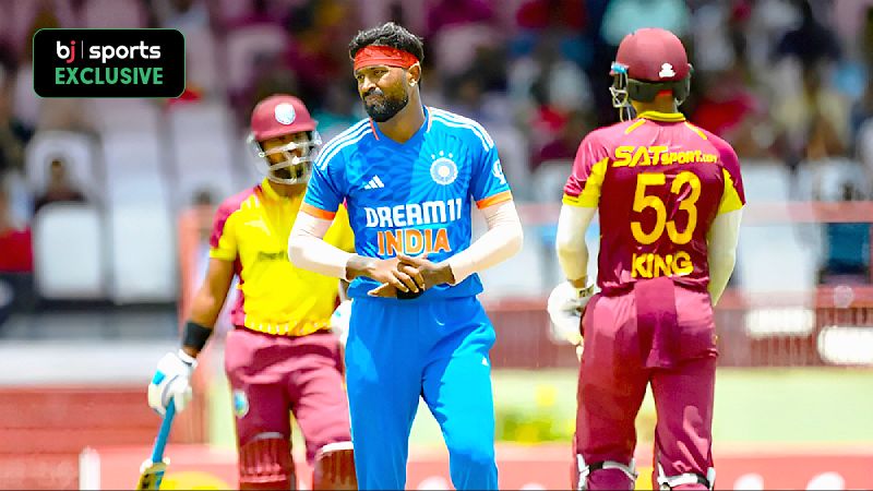 3 reasons why Hardik Pandya's captaincy failed in the T20I series against West Indies
