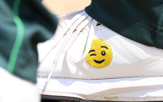 Smiley face spotted on Babar Azam’s shoes during Pakistan versus New Zealand warm-up clash
