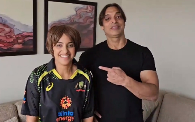 'Caught the culprit and she is in trouble' - Shoaib Akhtar meets his 'female version'