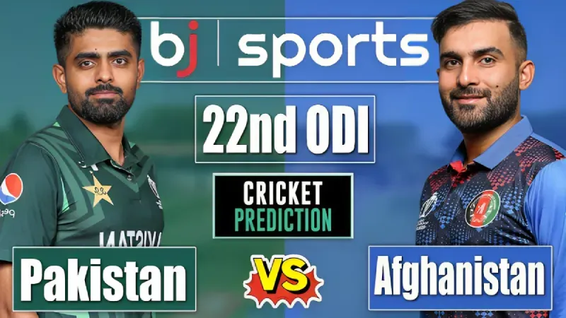 लाइव आईसीसी विश्व कप | पाकिस्तान बनाम अफ़ग़ानिस्तान २२ वें मैच की भविष्यवाणी | AFG vs PAK लाइव