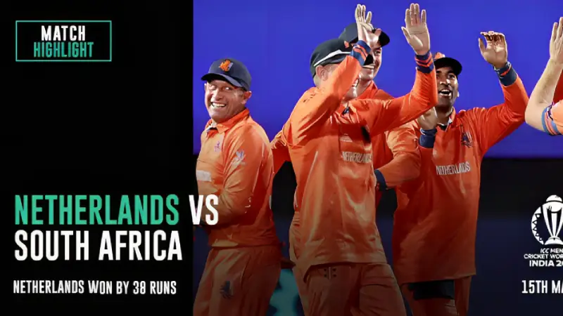 Netherlands vs South Africa, 15th Match Highlights | ICC Cricket World Cup 2023