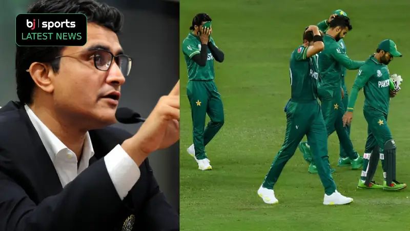 'This team can't handle the pressure' - Sourav Ganguly blasts Pakistan's batting following loss against India
