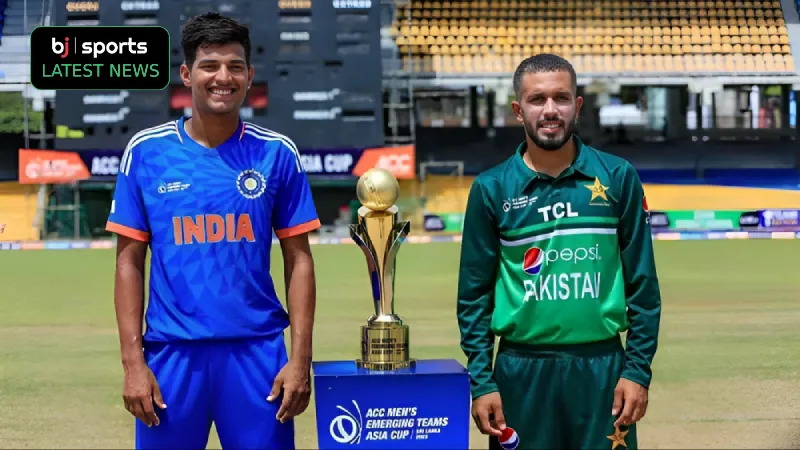 BCCI announces India squad for ACC Men’s U-19 Asia Cup
