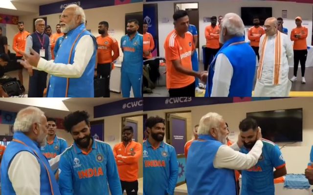 टीम इंडिया के ड्रेसिंग रूम से PM MODI का वीडियो आया सामने जाने खिलाड़ियों को क्या क्या बोला