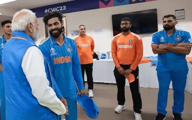 CWC 2023 ऑस्ट्रेलिया के खिलाफ फाइनल में हार के बाद पीएम मोदी ने की भारतीय खिलाड़ियों की हौसला अफजाई