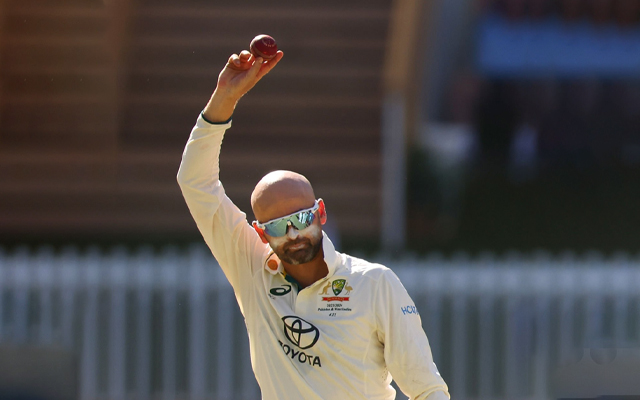I thought it may be hitting leg stump lucky enough it was three reds - Nathan Lyon reflects on completing 500 Test wickets