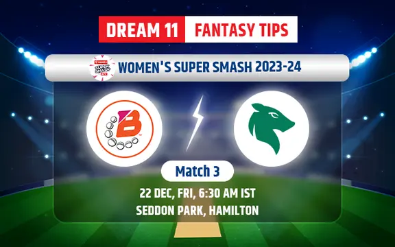NB-W vs CH-W Dream11 Prediction, Fantasy Cricket Tips, Playing XI, Pitch Report, & Injury Updates for Women's Super Smash 2023-24, Match 3
