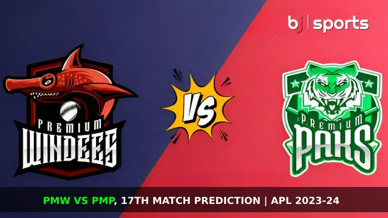 APL 2023: Match 17, PMW vs PMP Match Prediction – Who will win today’s APL match between Premium Windies vs Premium Paks?