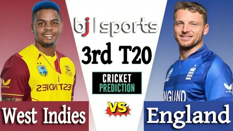England vs West Indies Live | ENG vs WI 3rd T20 Match Prediction |