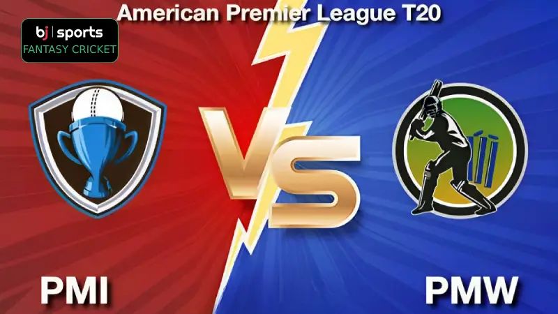 PMI vs PMW Dream11 Prediction, Fantasy Cricket Tips, Playing XI, Pitch Report, & Injury Updates for American Premier League 2023, Match 2
