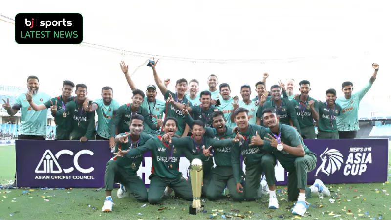 Bangladesh beat UAE to lift their maiden U19 Asia Cup title