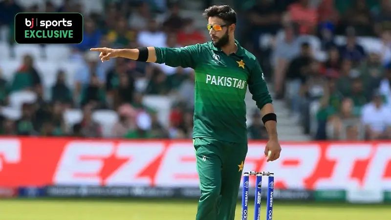 Imad Wasim's top 3 performances in T20Is (consider both batting and bowling)