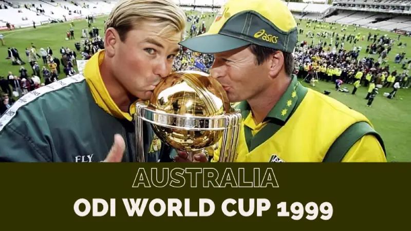Cricket Recap: The thrilling 1999 ICC Cricket World Cup victory by Australia