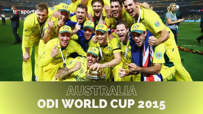 Cricket World Cup Recap: Moments when Australia clinched the 2015 Cricket World Cup title