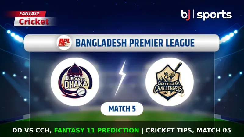 DD vs CCH Dream11 Prediction, BPL Fantasy Cricket Tips, Playing XI, Pitch Report & Injury Updates For Match 5 of BPL 2024