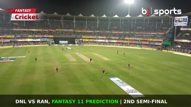 DNL vs RAN Dream11 Prediction, Fantasy Cricket Tips, Playing XI, Pitch Report, & Injury Updates for SS Rajan T20 Trophy 2024, Semi-Final 2