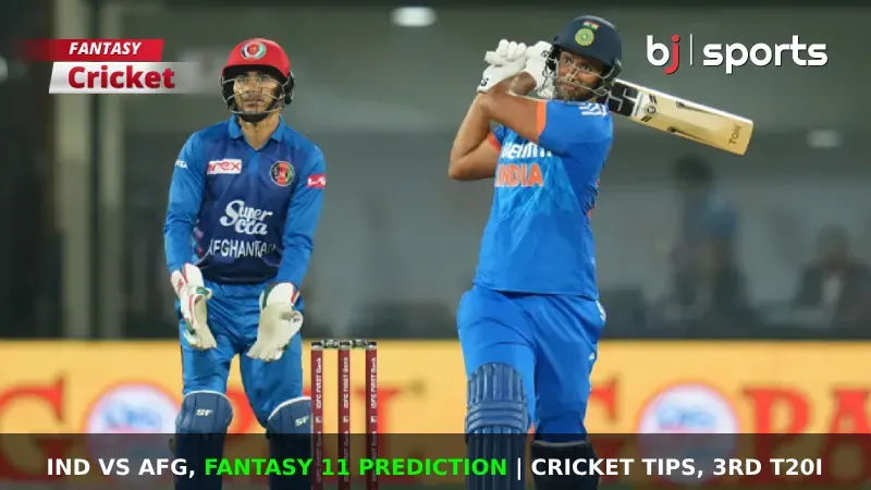 IND vs AFG Dream11 Prediction, Fantasy Cricket Tips, Playing 11, Injury Updates & Pitch Report For 3rd T20I