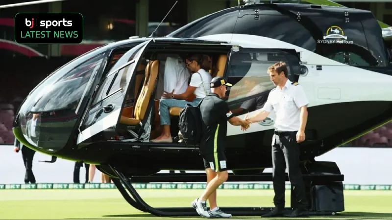 BBL 2023-24: David Warner makes a grand SCG entry on a helicopter for Sydney Smash